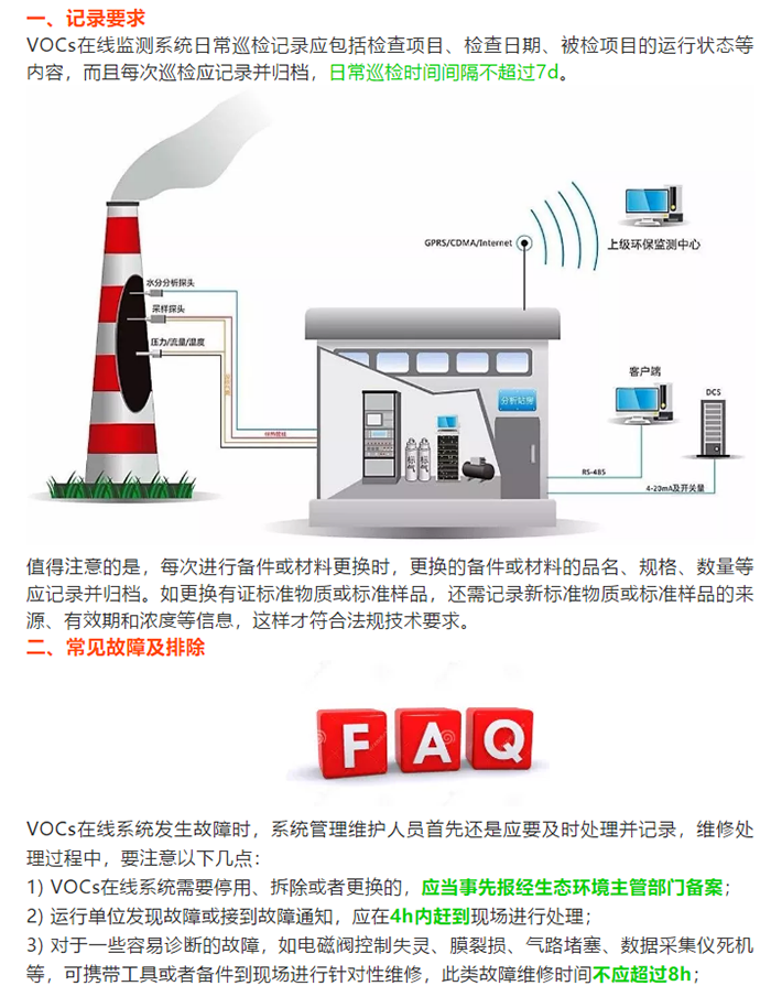 VOCs在線(xiàn)監測系統日常運行管理要求如何？